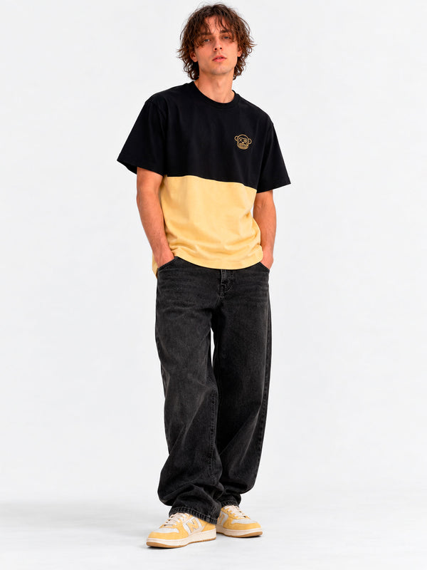 Camiseta Puro Loco B de Loco Monky Soft Yellow/Black