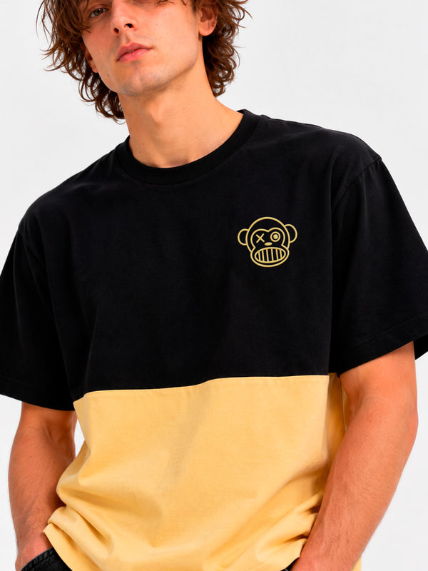 Camiseta Puro Loco B de Loco Monky Soft Yellow/Black