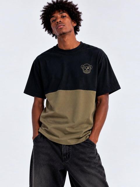 Camiseta Puro Loco B de Loco Monky Olive/Black