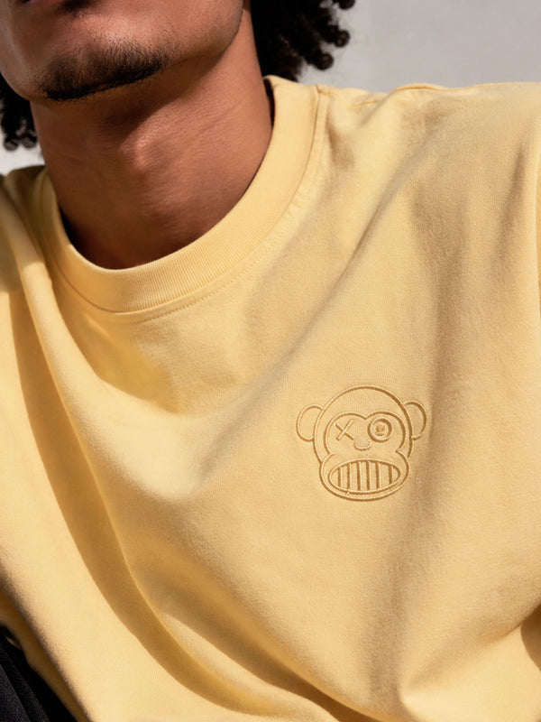 Camiseta Puro Loco B de Loco Monky Soft Yellow