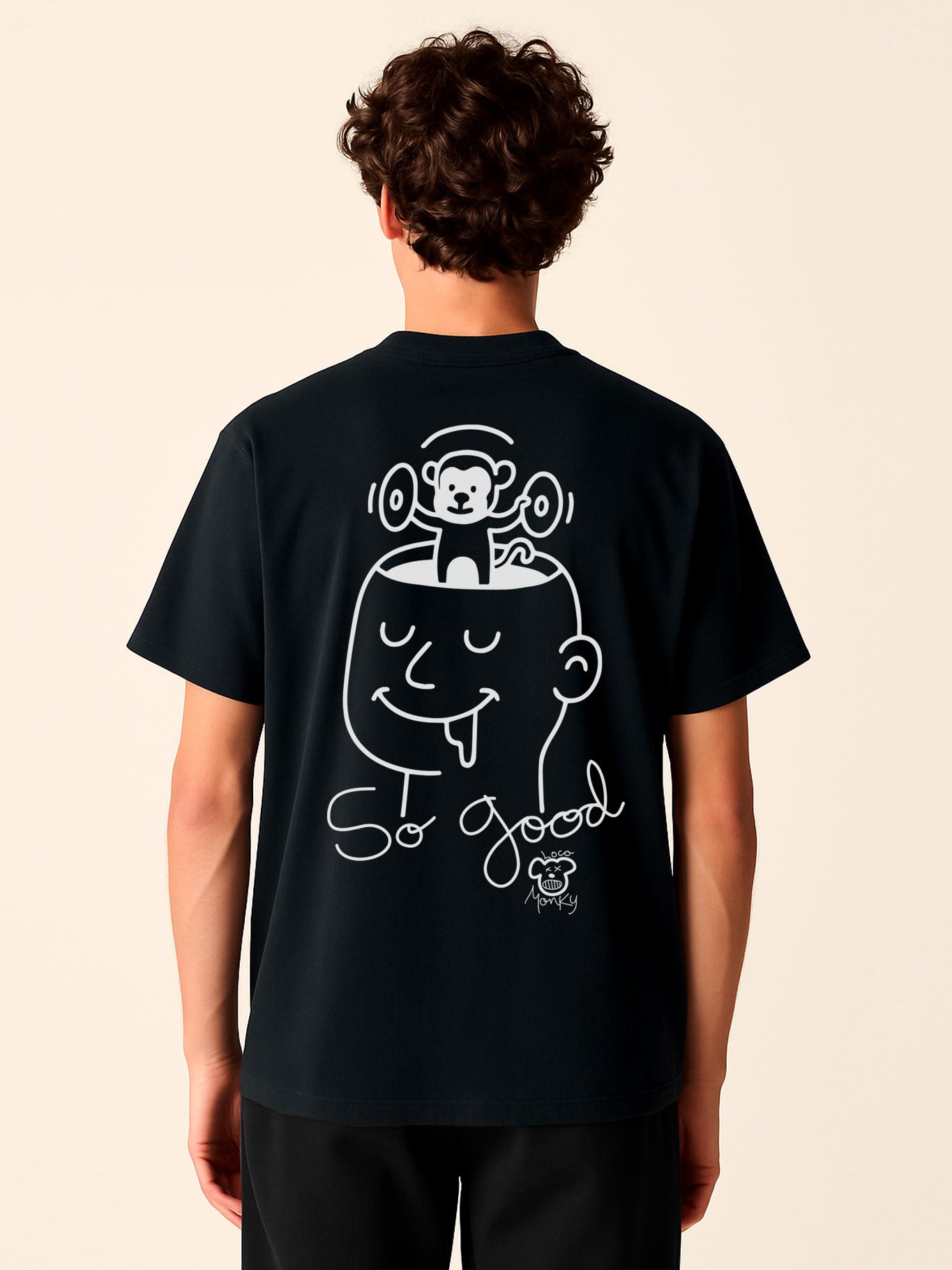 Camiseta So Good de Loco Monky Black