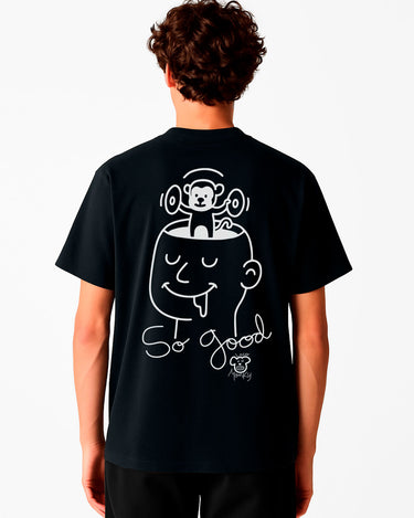 Camiseta So Good de Loco Monky Black by LOCO MONKY