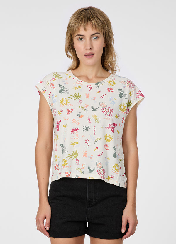 Camiseta de mujer de Ragwear Grateen Print by ragwear
