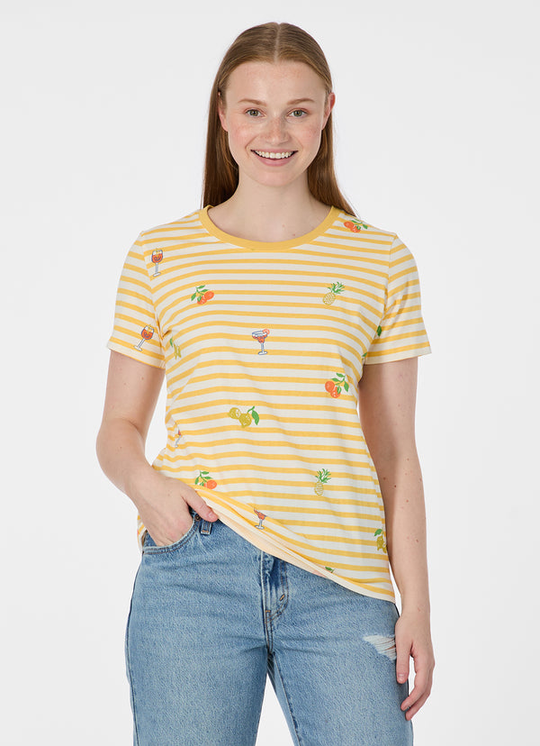 Camiseta de mujer de Ragwear Mintta Stripes by ragwear