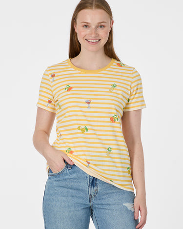 Camiseta de mujer de Ragwear Mintta Stripes by ragwear