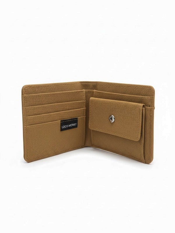 Cartera con monedero de Loco Monky color Brown by LOCO MONKY