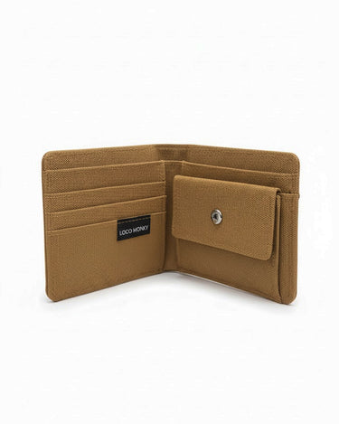 Cartera con monedero de Loco Monky color Brown by LOCO MONKY