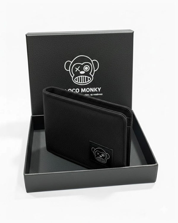 Cartera con monedero de Loco Monky color Black by LOCO MONKY