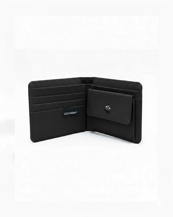 Cartera con monedero de Loco Monky color Black by LOCO MONKY
