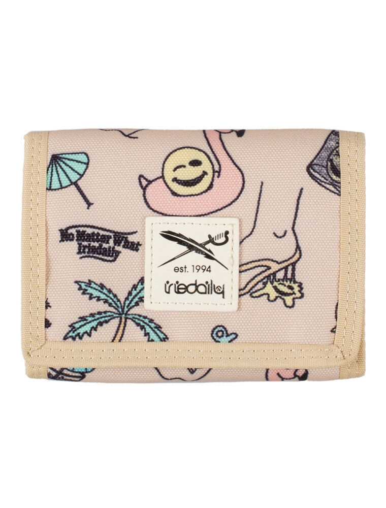 Cartera de vecro Resort Wallet de Iriedaily Khaki UNICA carteras de hombre iriedaily
