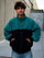Chaqueta de pana oversize unisex de Loco Monky Black/Ocean. by LOCO MONKY