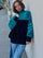 Chaqueta de pana oversize unisex de Loco Monky Black/Ocean. by LOCO MONKY