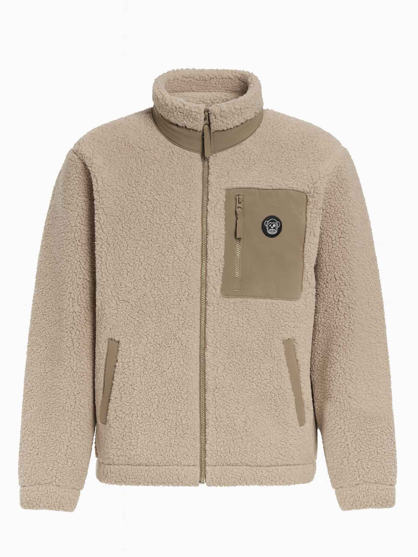 Chaqueta Sherpa unisex de Loco Monky Raw