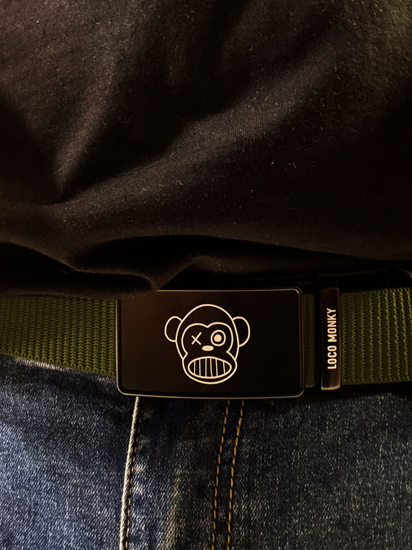 Cinturón ajustable Loco Monky Olive by LOCO MONKY