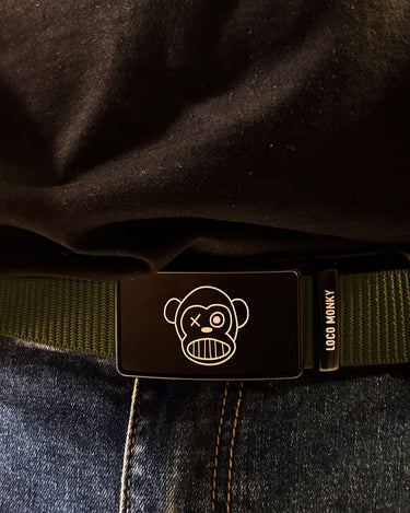 Cinturón ajustable Loco Monky Olive Cinturones LOCO MONKY