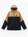 Cortavientos impermeable Silverback de Loco Monky Black/Caramel by LOCO MONKY