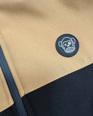 Cortavientos impermeable Silverback de Loco Monky Black/Caramel by LOCO MONKY