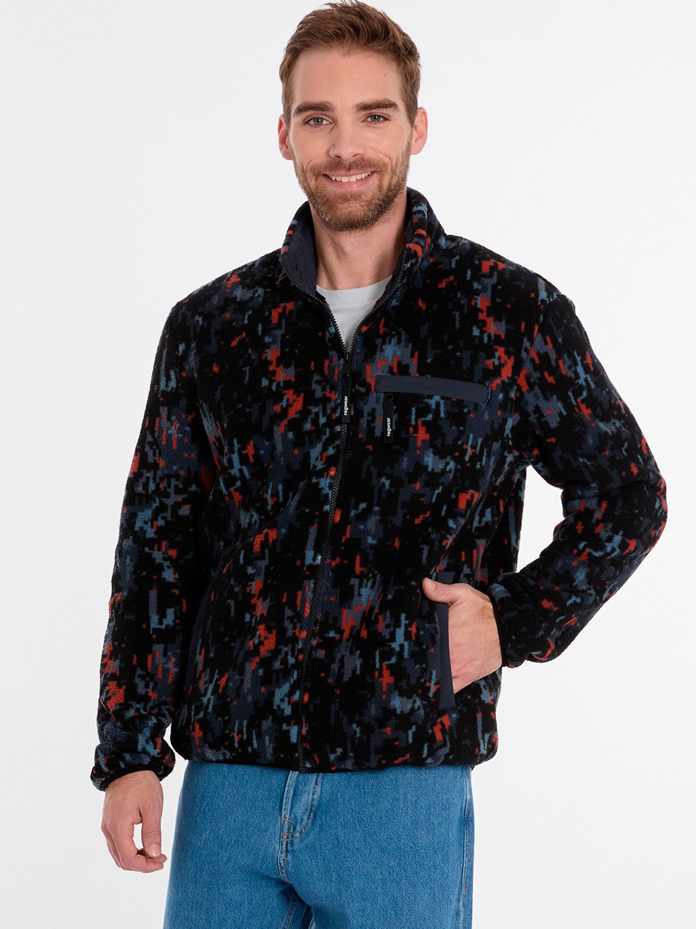 Forro polar de hombre Tawon Print de Ragwear by ragwear