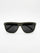 Gafas de sol unisex Loco Monky Dark Green con montura verde oliva y lentes oscuras.
