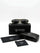 Gafas de sol unisex Loco Monky Dark Green con estuche y paño de limpieza negro