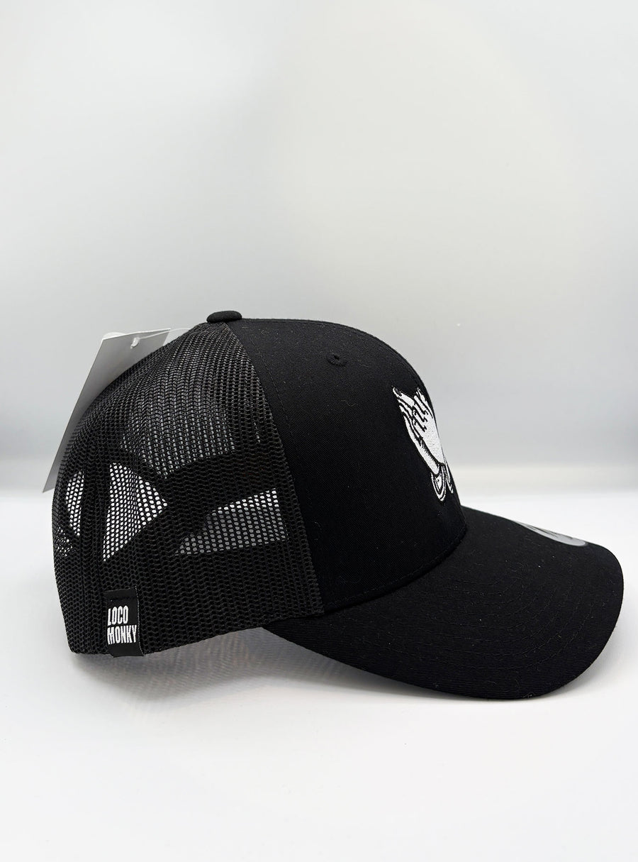 Gorra Loco Monky trucker Bendita Locura II Black