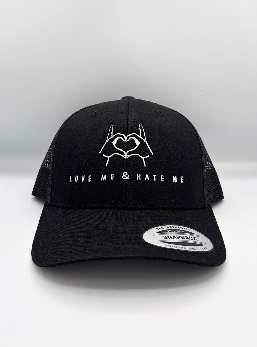 Gorra Loco Monky trucker Love Me & Hate Me Black