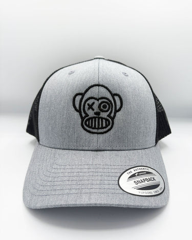 Gorra Loco Monky trucker Puro Loco Bordado Heather/Black Gorras LOCO MONKY