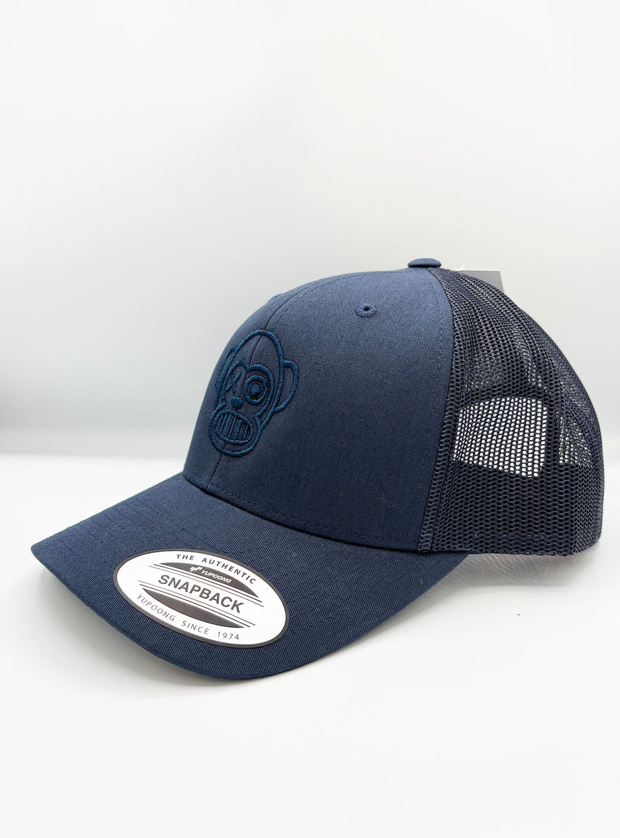 Gorra Loco Monky trucker Puro Loco Bordado Navy