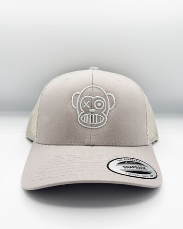 Gorra Loco Monky trucker Puro Loco Bordado Silver Gorras LOCO MONKY