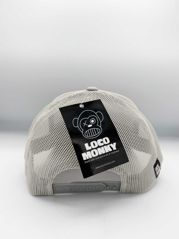 Gorra Loco Monky trucker Puro Loco Bordado Silver by LOCO MONKY