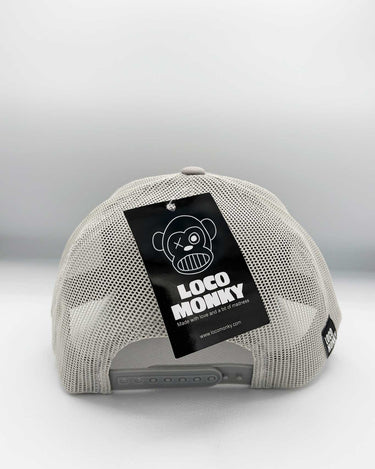Gorra Loco Monky trucker Puro Loco Bordado Silver Gorras LOCO MONKY