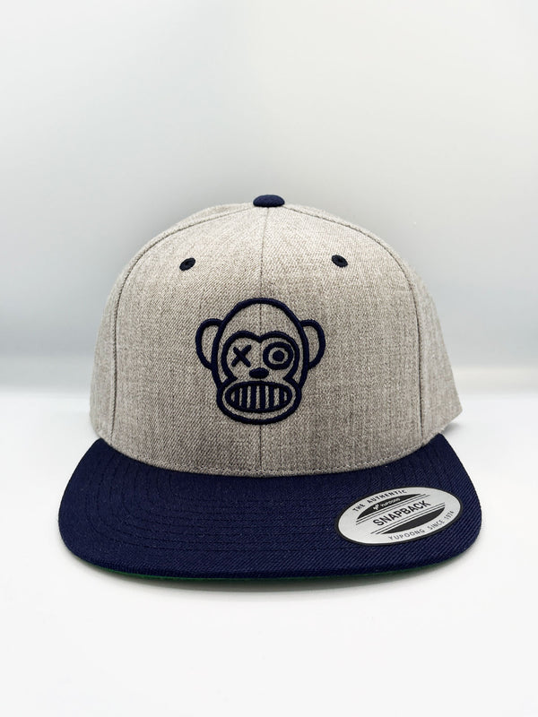 Gorra Loco Monky snapback Puro Loco Bordado Heather/Navy by LOCO MONKY