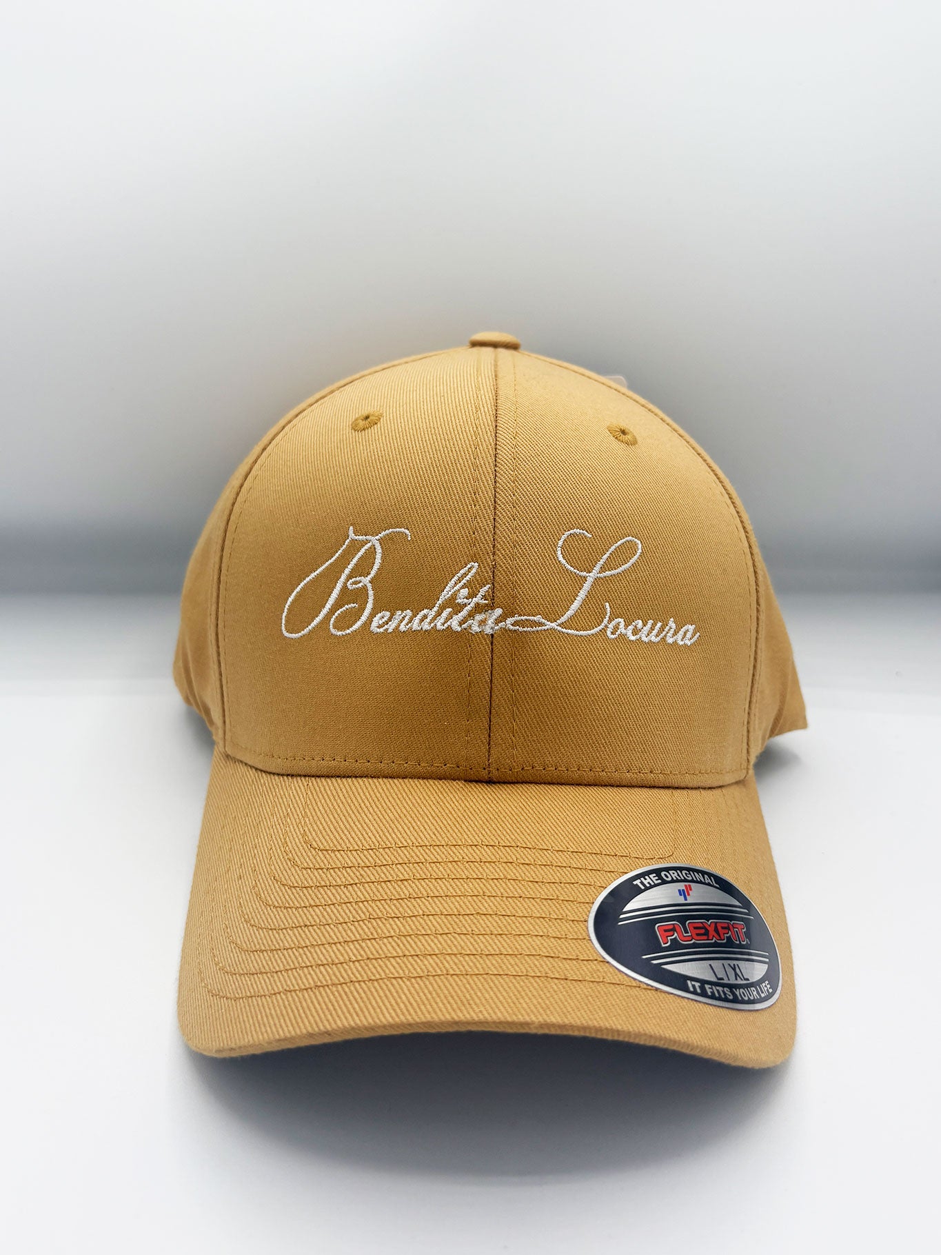 Gorra Bendita Locura Bordado Flexfit Loco Monky Curry Gorras LOCO MONKY