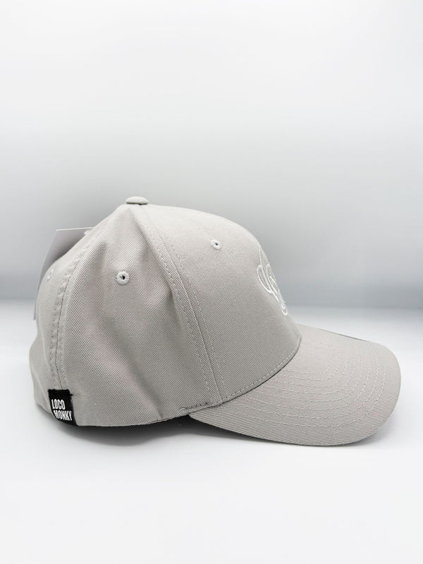 Gorra Loco Monky Flexfit Puro Loco Bordado Silver by LOCO MONKY