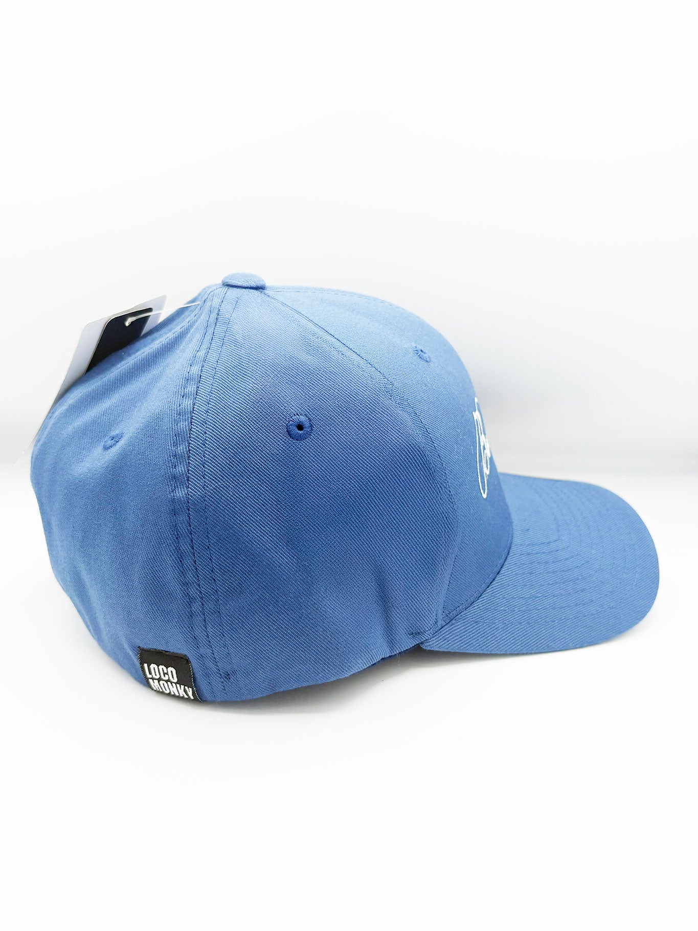 Gorra Bendita Locura Bordado Flexfit Loco Monky State Blue Gorras LOCO MONKY