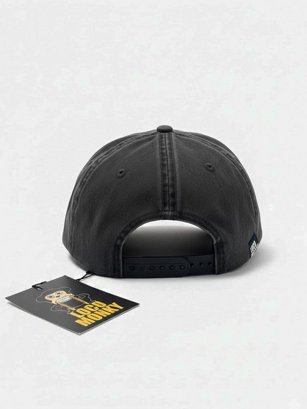 Gorra unisex efecto desgastado Raven de Loco Monky by LOCO MONKY