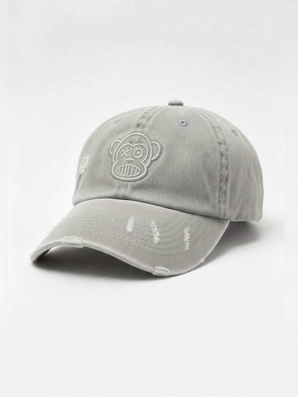 Gorra unisex efecto desgastado Raven de Loco Monky Soft Green by LOCO MONKY