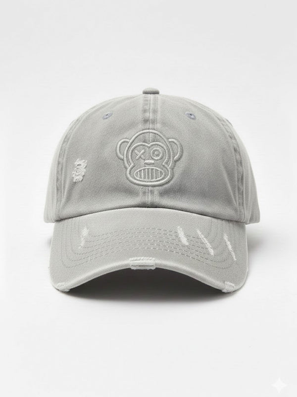 Gorra unisex efecto desgastado Raven de Loco Monky Soft Green by LOCO MONKY