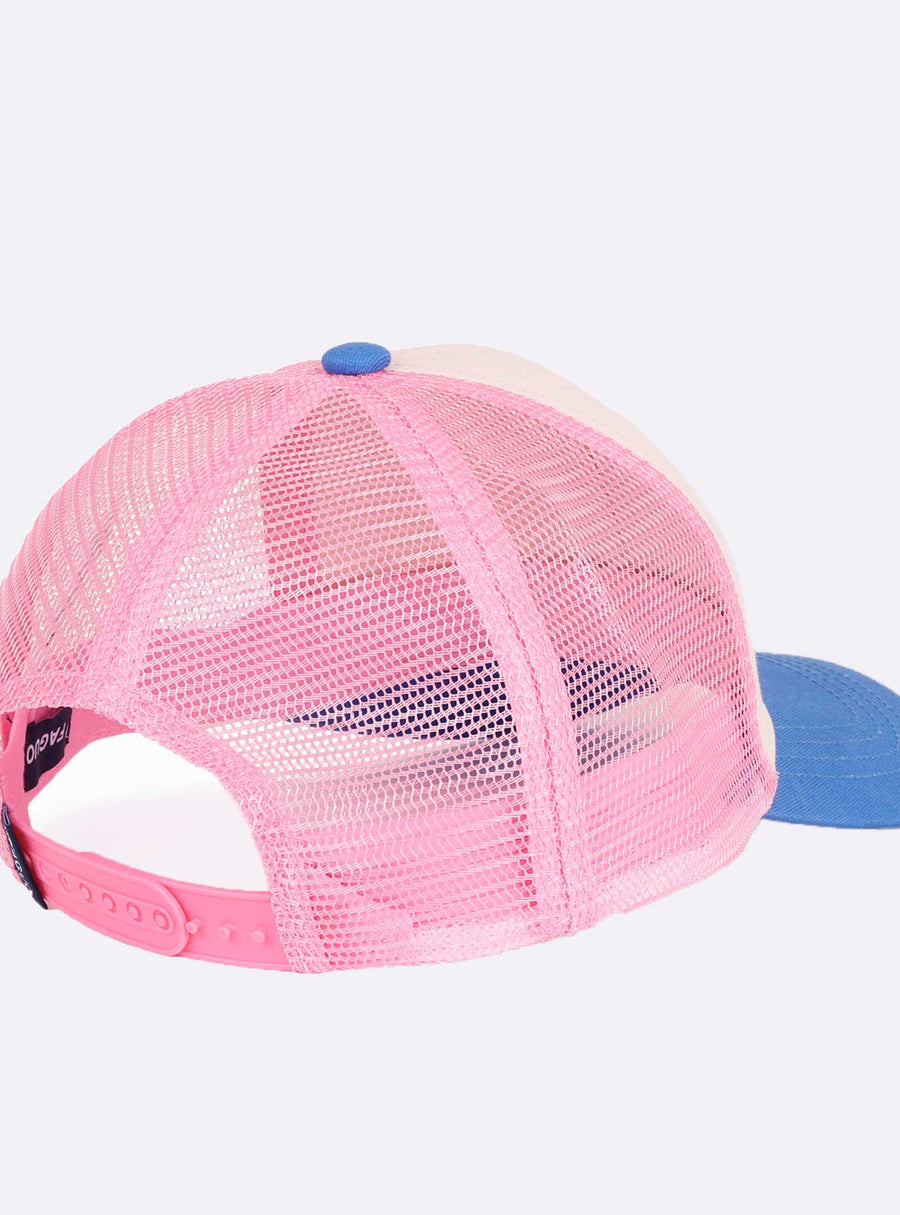 Gorra Faguo rosa/crudo/azul - NUM wear