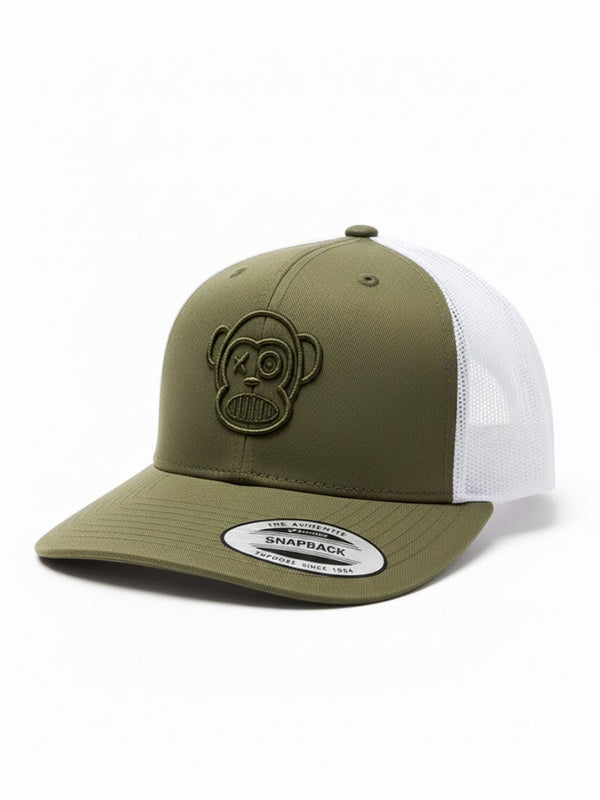 Gorra Loco Monky trucker Puro Loco Bordado Buck/White by LOCO MONKY