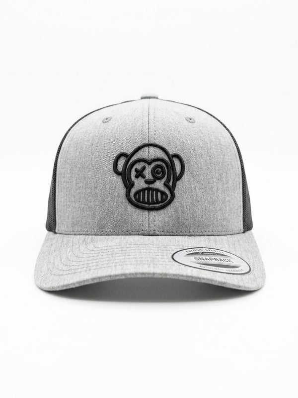 Gorra Loco Monky trucker Puro Loco Bordado Heather/Black by LOCO MONKY