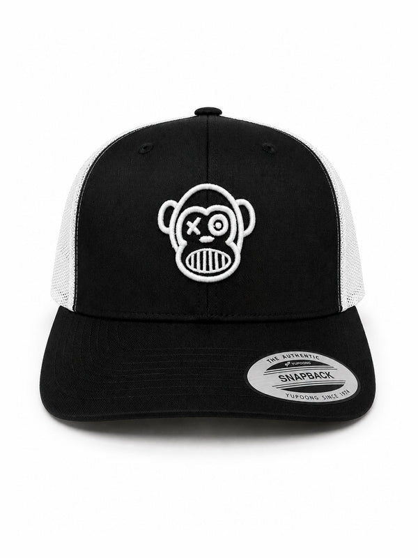 Gorra trucker Puro Loco Bordado de Loco Monky Black/White by LOCO MONKY