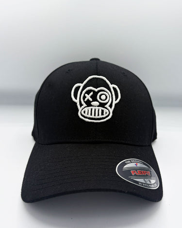 Gorra Loco Monky Flexfit Puro Loco Bordado Black Gorras LOCO MONKY
