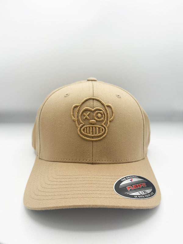 Gorra Loco Monky Flexfit Puro Loco Bordado Sand by LOCO MONKY