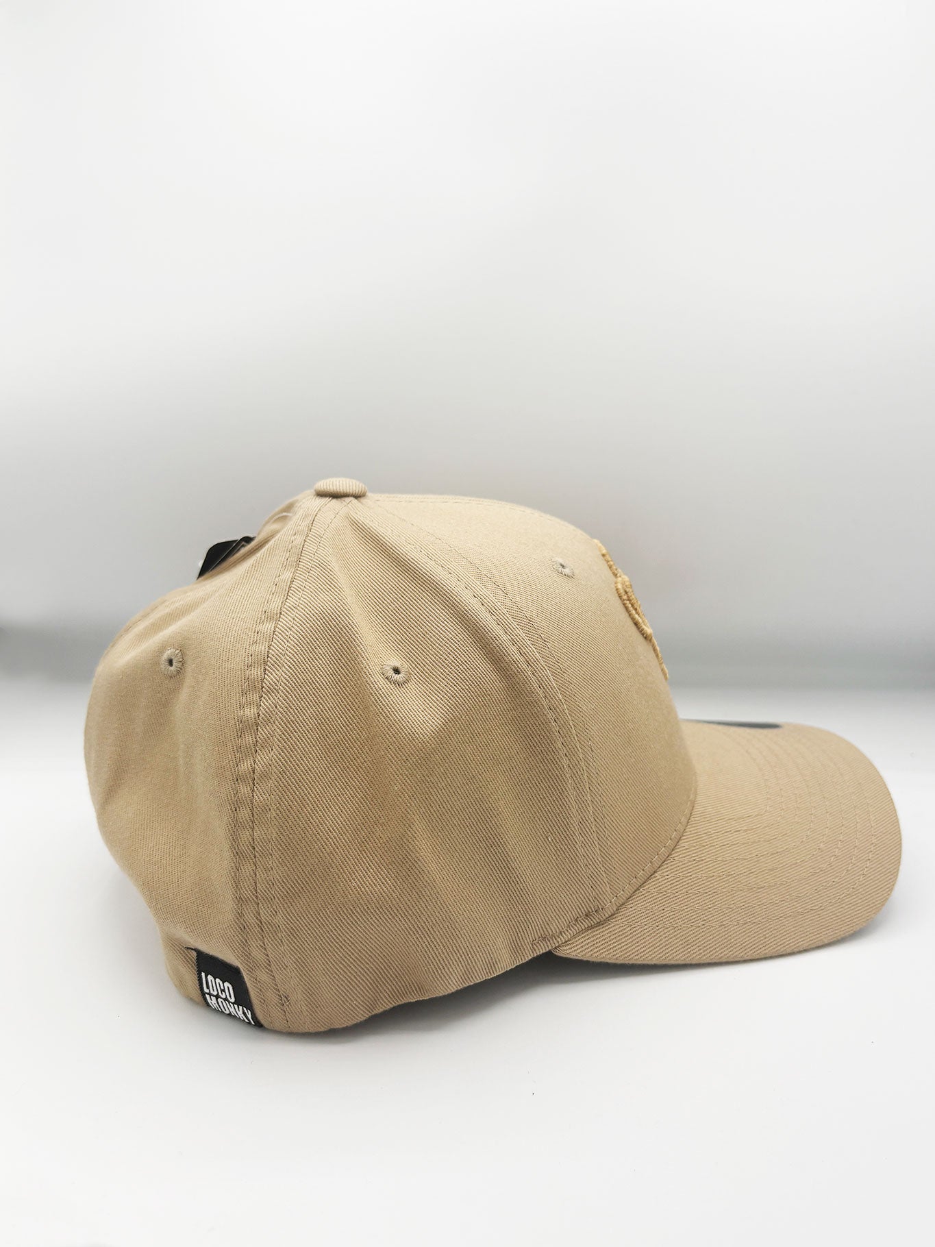 Gorra Loco Monky Flexfit Puro Loco Bordado Sand Gorras LOCO MONKY