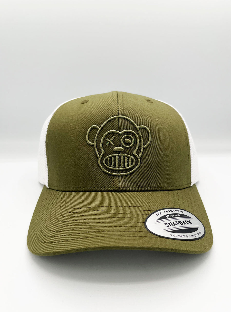 Gorra trucker Puro Loco  Bordado de Loco Monky