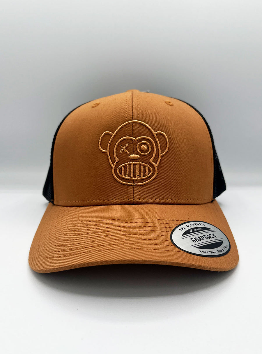 Puro Loco bestickte Loco Monky Trucker-Kappe