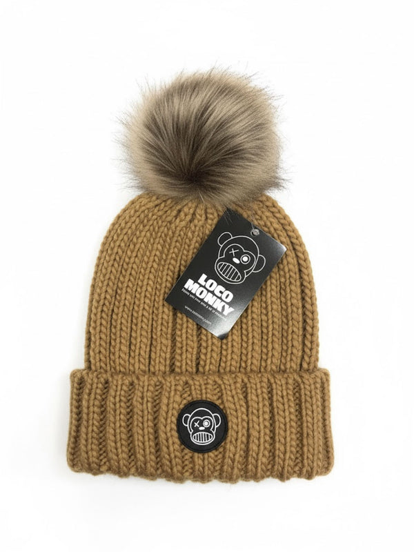 Gorro con pompón de pelo de Loco Monky by LOCO MONKY