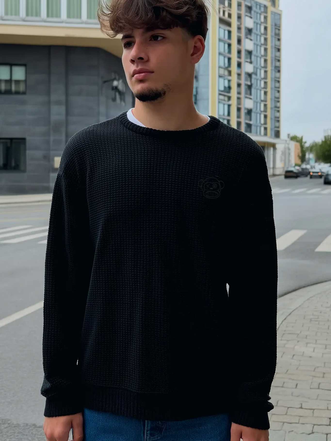 Jersey de hombre Mono de Loco Monky color Black by LOCO MONKY