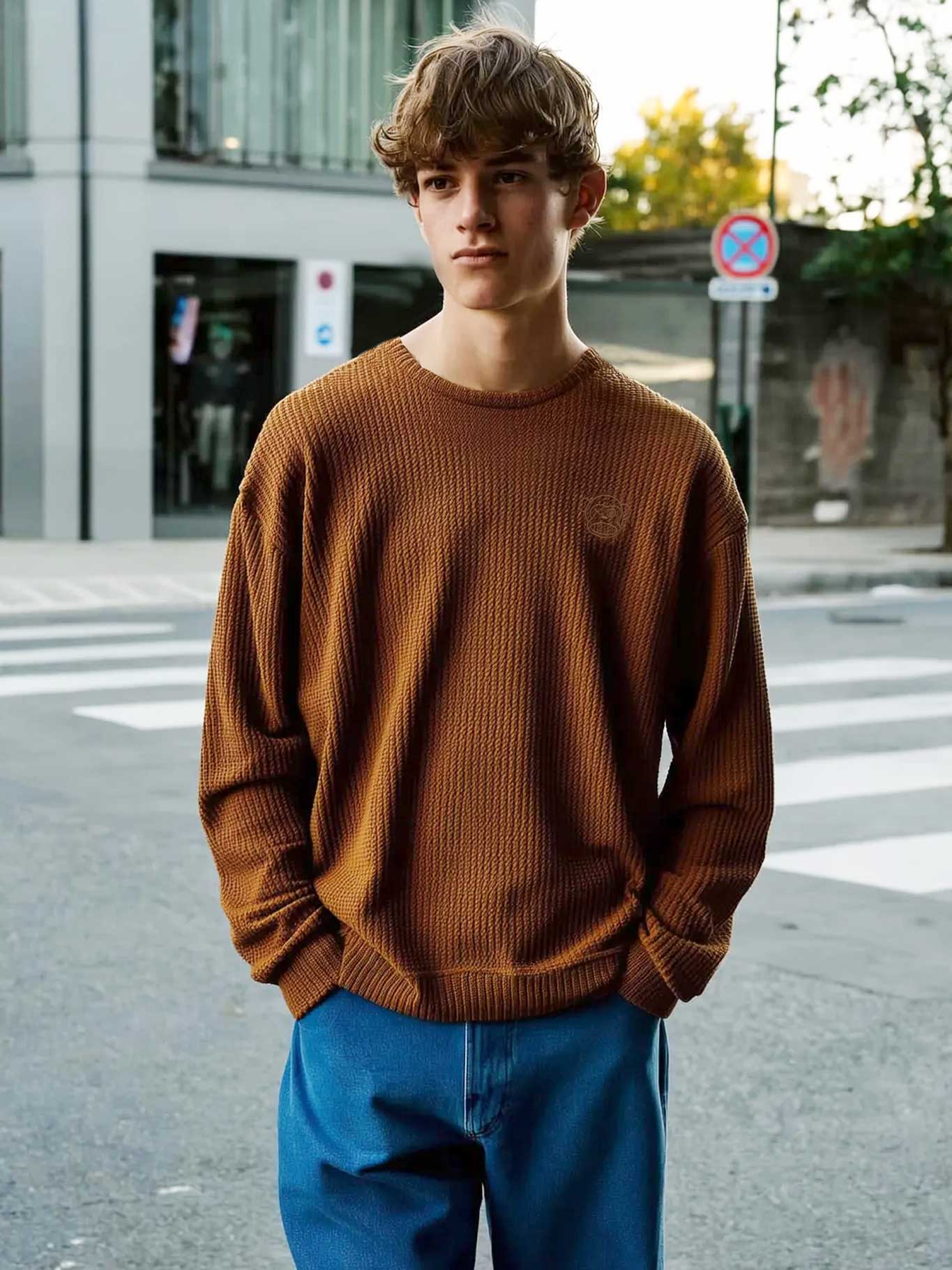 Jersey de hombre Mono de Loco Monky color Brick by LOCO MONKY